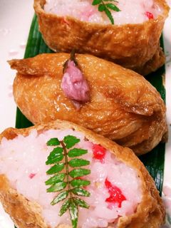 『桜のいなり寿司』-レシピのメイン写真
