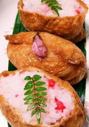 『桜のいなり寿司』-レシピのメイン写真