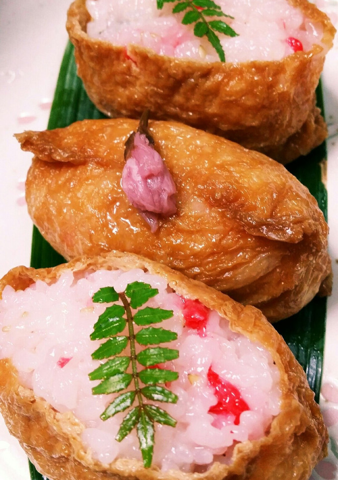 『桜のいなり寿司』-レシピのメイン写真