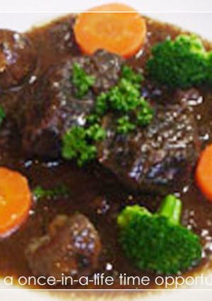 牛肉の赤ワイン煮-レシピのメイン写真