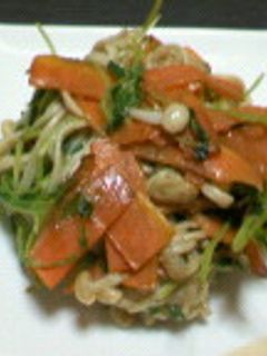 豆苗炒め-レシピのメイン写真