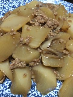 大根と舞茸のそぼろあん-レシピのメイン写真