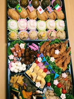 運動会 花見 弁当 デコ 盛付-レシピのメイン写真