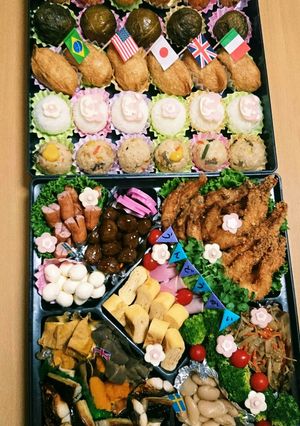 運動会 花見 弁当 デコ 盛付-レシピのメイン写真