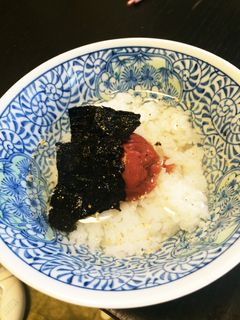 悪阻がつらいとき、熱くない梅茶漬け。-レシピのメイン写真