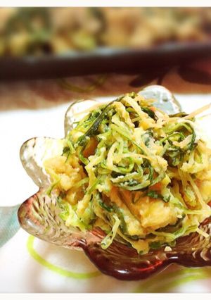 姪に捧げる♡レンジで.水菜の卵とじ-レシピのメイン写真