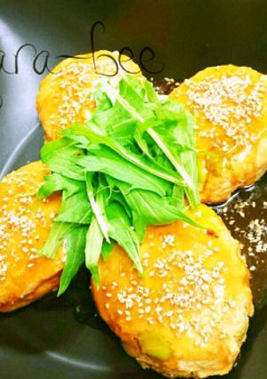 節約90円♡お豆腐鶏むね和風痩せバーグ-レシピのメイン写真