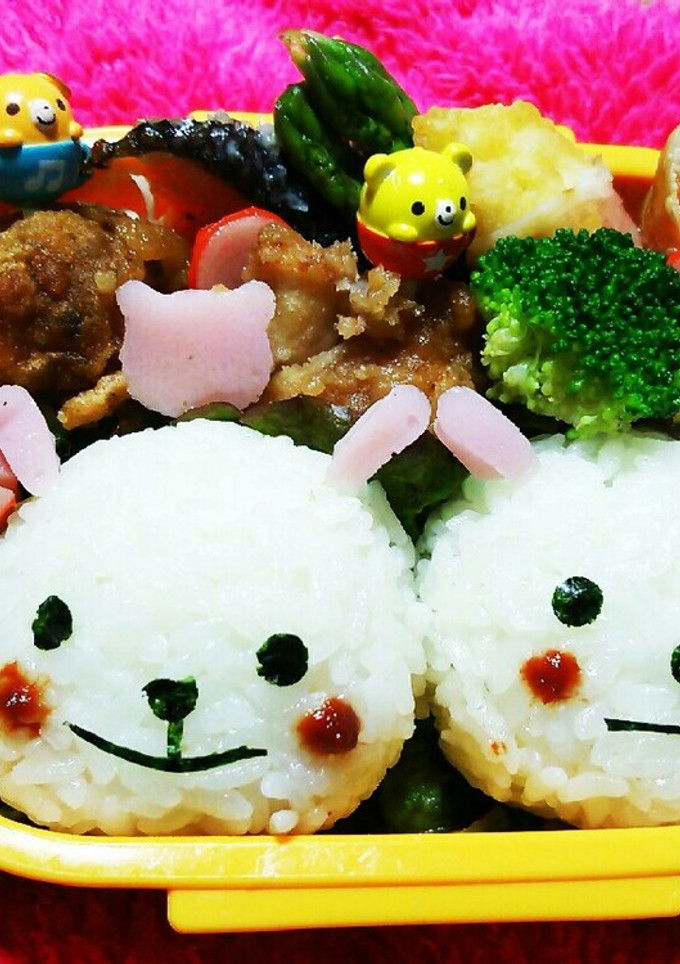 うさぎのおにぎりお弁当-レシピのメイン写真