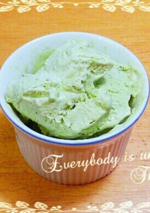 ほどよい苦み♡抹茶アイスクリーム-レシピのメイン写真