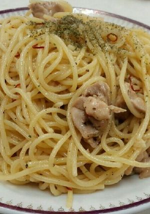 まるで生パスタ!チキンペペロンチーノ-レシピのメイン写真