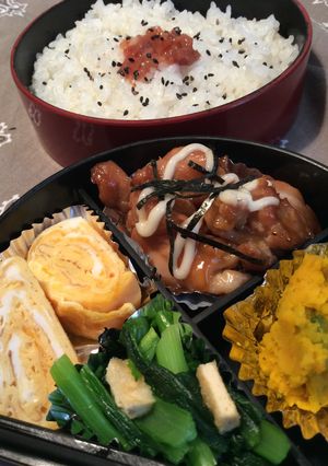 ☆照りマヨのお弁当☆-レシピのメイン写真