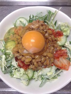 キムチ納豆サラダ-レシピのメイン写真