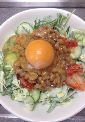 キムチ納豆サラダ-レシピのメイン写真