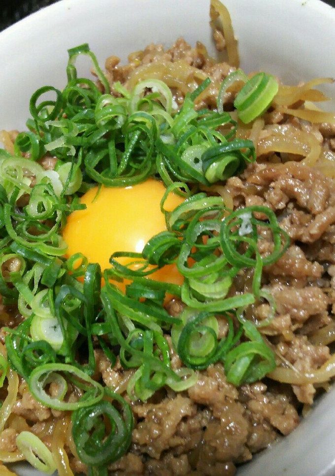 簡単！うまい！もやし挽き肉丼-レシピのメイン写真