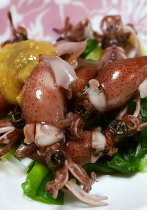 ホタルイカのとろーり酢味噌あえ-レシピのメイン写真