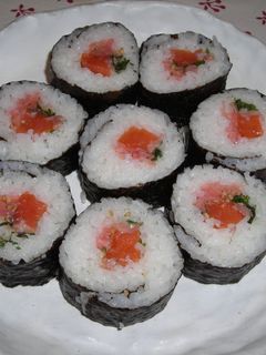 サーモンと甘酢しょうがの海苔巻き-レシピのメイン写真