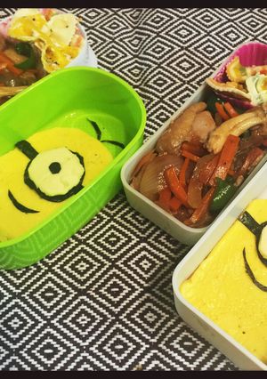 簡単♪ミニオンズ弁当☆スチュアート-レシピのメイン写真