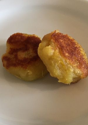 離乳食完了期、さつまいもとリンゴのおやき-レシピのメイン写真