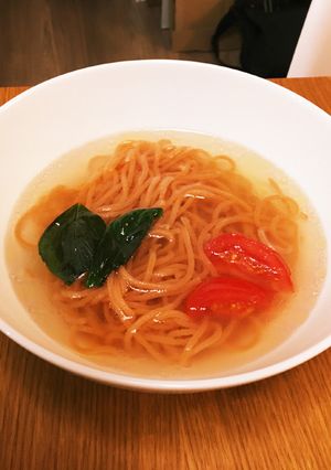 ヌードルメーカーで塩トマト麺♫-レシピのメイン写真