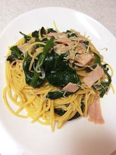 ほうれん草とシラスの和風パスタ-レシピのメイン写真