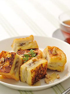 バナナフレンチトースト-レシピのメイン写真
