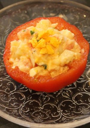 簡単で華やか☆トマトのファルシー-レシピのメイン写真