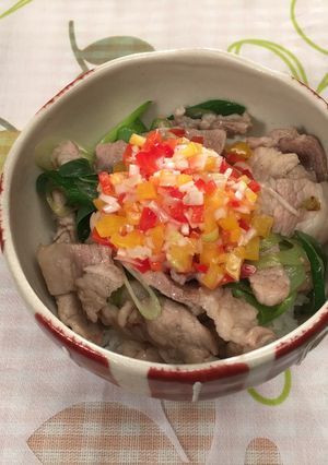 豚ねぎ塩丼-レシピのメイン写真