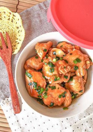作り置き*鶏むね肉の照り焼き♪ねぎ絡め-レシピのメイン写真