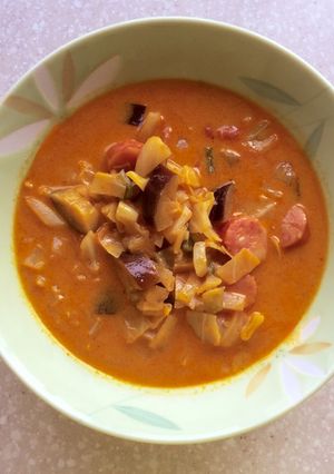 野菜たっぷり!満腹ココナッツカレースープ-レシピのメイン写真