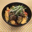 トマ玉サーディン丼