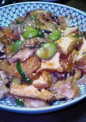 ◆めっちゃ簡単☆そら豆入り家常豆腐◆-レシピのメイン写真