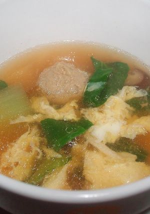 市販の肉団子を使って★簡単中華スープ-レシピのメイン写真