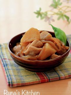 さつま芋と鶏肉の甜麺醤煮-レシピのメイン写真