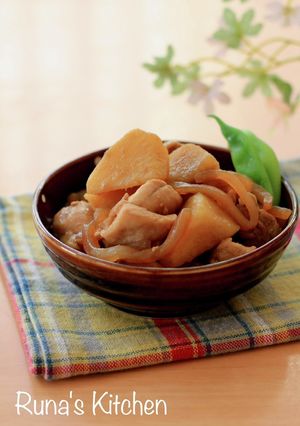 さつま芋と鶏肉の甜麺醤煮-レシピのメイン写真