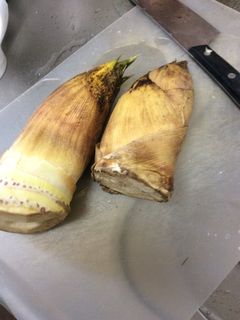 春は筍茹でてみる-レシピのメイン写真