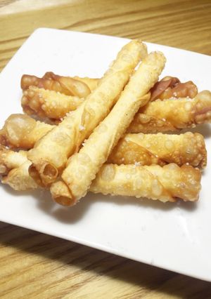 具なし！もちもち☆餃子の皮ロール-レシピのメイン写真