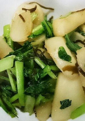 かぶの塩昆布炒め-レシピのメイン写真