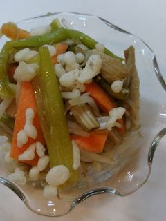 レンジ調理で!もやしの揚げ玉和え-レシピのメイン写真