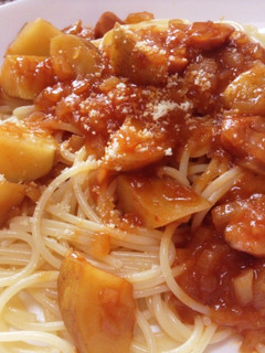 じゃがいもとウインナーのトマトパスタ-レシピのメイン写真