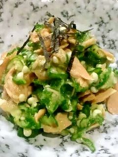 オクラツナ和え-レシピのメイン写真