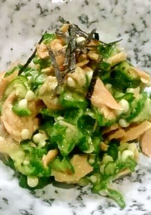 オクラツナ和え-レシピのメイン写真