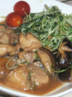 水菜と鶏肉のすき煮-レシピのメイン写真
