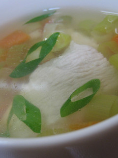 鶏胸肉の柚子胡椒スープ-レシピのメイン写真