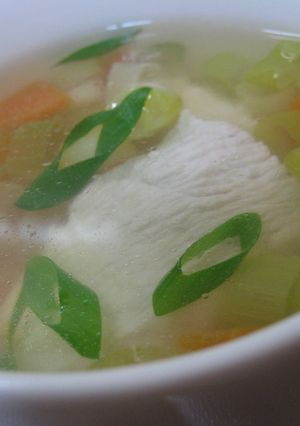 鶏胸肉の柚子胡椒スープ-レシピのメイン写真