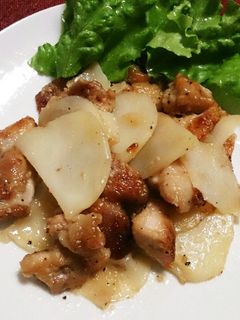 鶏ももとじゃがいものガーリックバター焼き-レシピのメイン写真