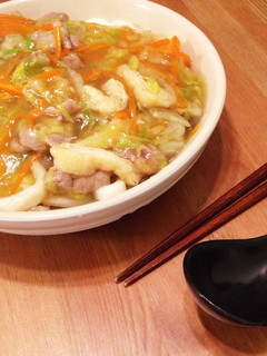 【2歳と食べる】野菜のあんかけうどん-レシピのメイン写真