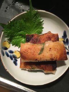タチとシソの揚げ春巻き-レシピのメイン写真