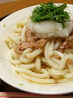 梅づくしツナおろしうどん-レシピのメイン写真