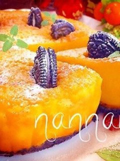 ミキサーで☆今年はオレオかぼちゃケーキ-レシピのメイン写真