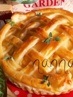 アップルスイートポテトパイ作りました♡-レシピのメイン写真